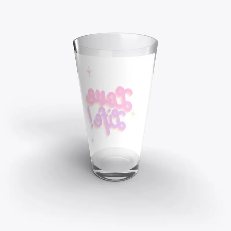 Love Life pint glass